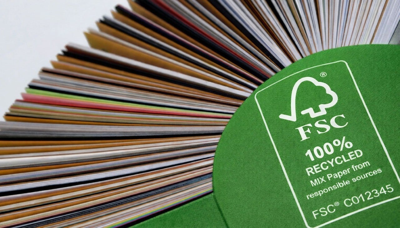 sustainable packaging and FSC-certified material